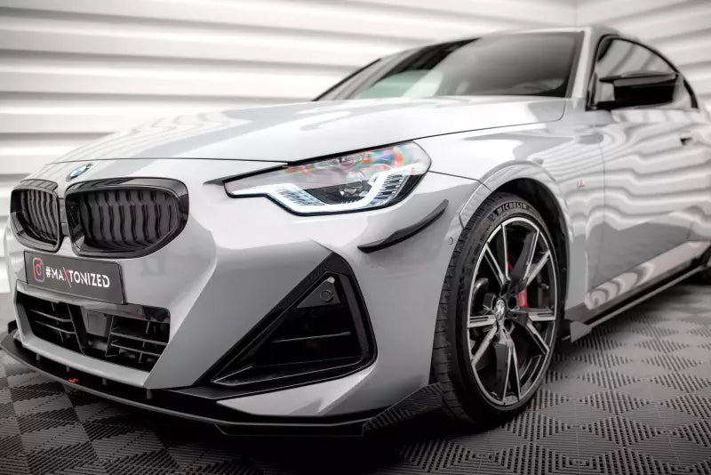 Maxton Design Stoßstangenflügel vorne (Canards) BMW 2 Coupe M-Paket / M240i G42 – Ansicht 1