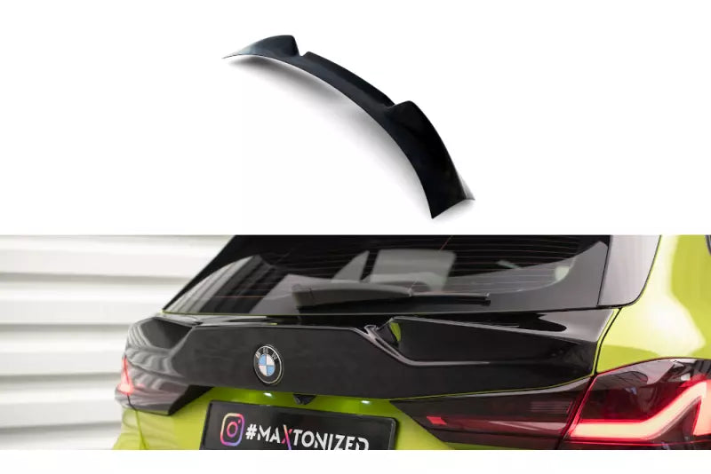 Maxton Design Heckspoiler für BMW 1er F40 M-Paket / M135i Hochglanz schwarz – Ansicht 1