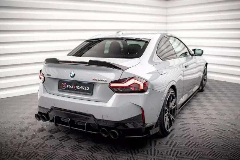 Maxton Design Heckscheibenspoiler für BMW Coupe G42 Hochglanz schwarz – Ansicht 2