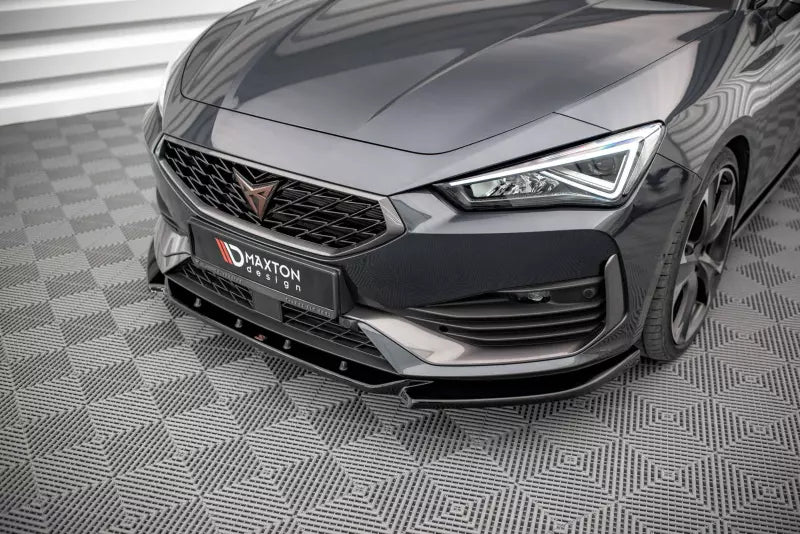 Maxton Design Frontlippe V.3 für Cupra Leon schwarz Hochglanz – Ansicht 1