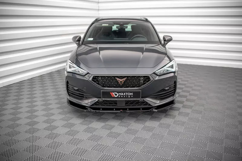 Maxton Design Frontlippe V.3 für Cupra Leon schwarz Hochglanz – Ansicht 2