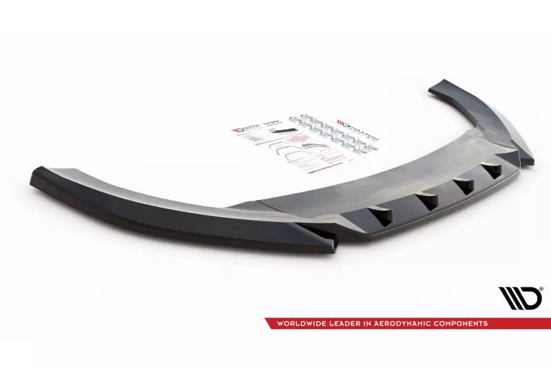 Maxton Design Frontlippe V.3 für Cupra Leon schwarz Hochglanz – Ansicht 3