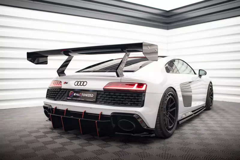 Maxton Design Diffusor Flaps für Audi R8 Mk2 Facelift Hochglanz schwarz – Ansicht 2