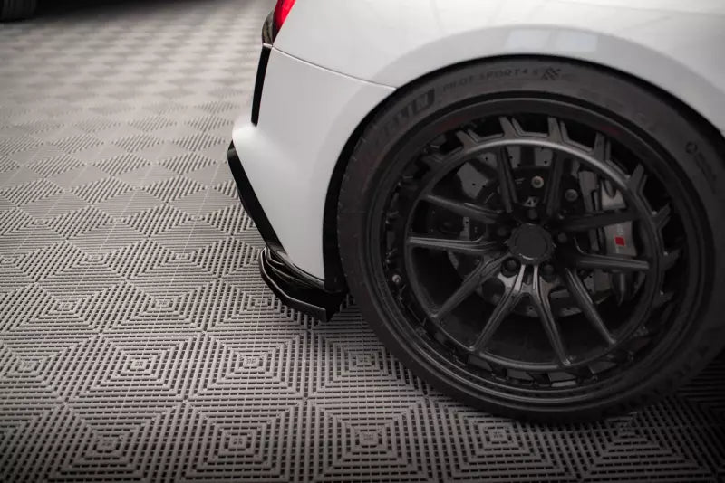 Maxton Design Diffusor Flaps für Audi R8 Mk2 Facelift Hochglanz schwarz – Ansicht 3