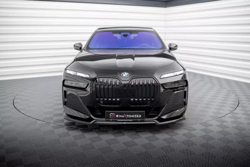 Maxton Design Frontlippe V.3 für BMW 7 M-Paket / M760e G70 Hochglanz schwarz – Ansicht 1