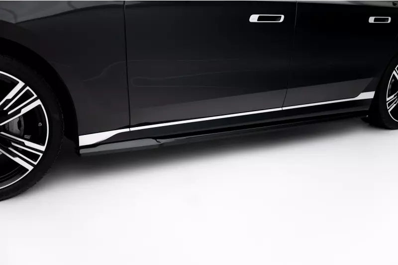 Maxton Design Seitenschweller (Paar) für BMW 7 M-Paket / M760e G70 Hochglanz schwarz – Ansicht 1