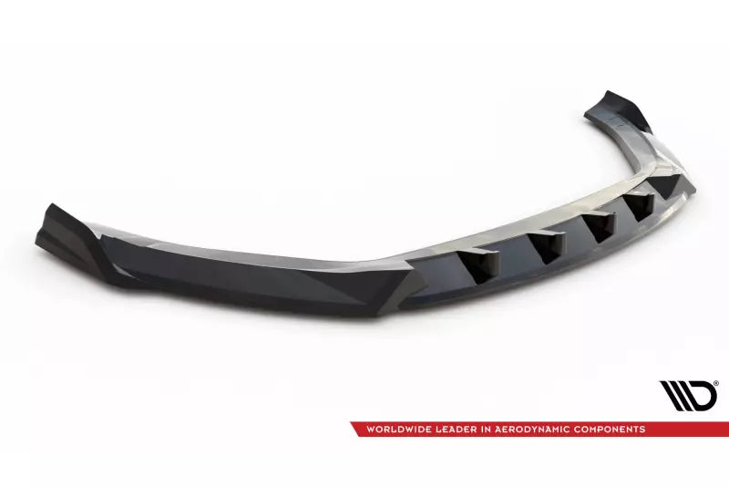 Maxton Design Frontlippe V.1 für Hyundai Kona N Mk1 Hochglanz schwarz – Ansicht 4