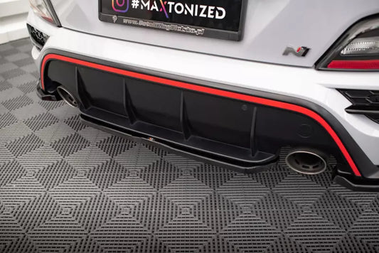 Maxton Design Heckdiffusor für Hyundai Kona N Mk1 Hochglanz schwarz – Ansicht 1