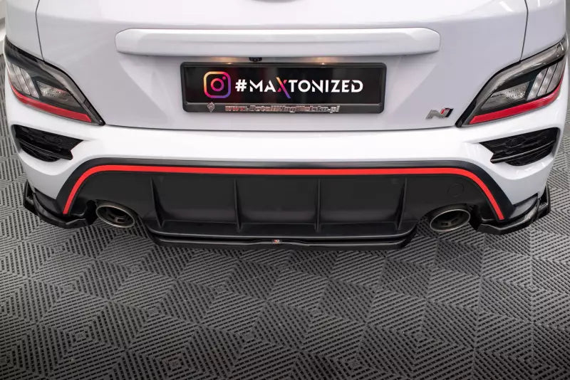 Maxton Design Heckdiffusor für Hyundai Kona N Mk1 Hochglanz schwarz – Ansicht 3