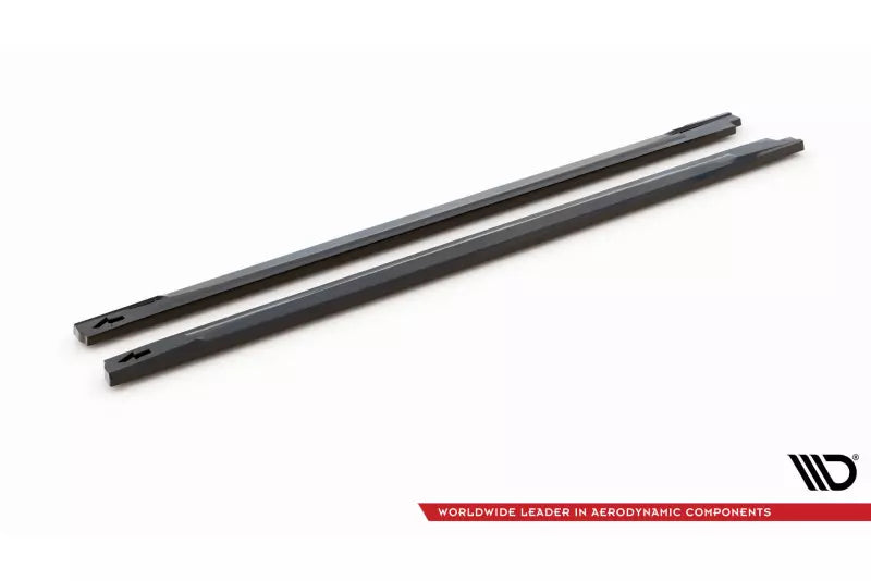 Maxton Design Seitenschweller (Paar) für Hyundai Kona N Mk1 Hochglanz schwarz – Ansicht 4