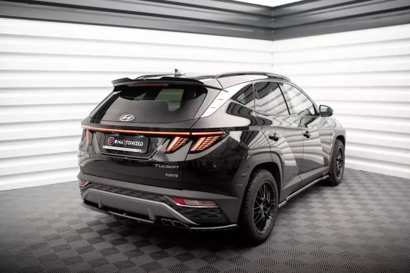 Maxton Design Heckdiffusor für Hyundai Tucson Mk4 Hochglanz schwarz – Ansicht 1
