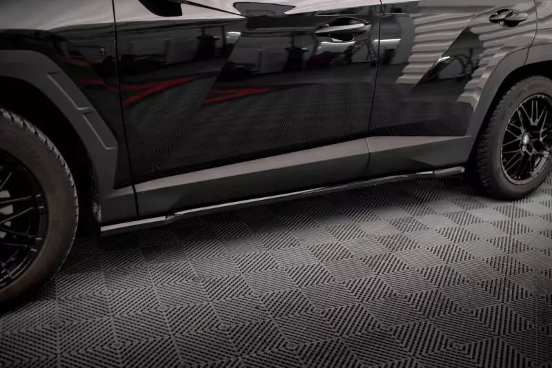 Maxton Design Seitenschweller (Paar) für Hyundai Tucson Mk4 Hochglanz schwarz – Ansicht 1