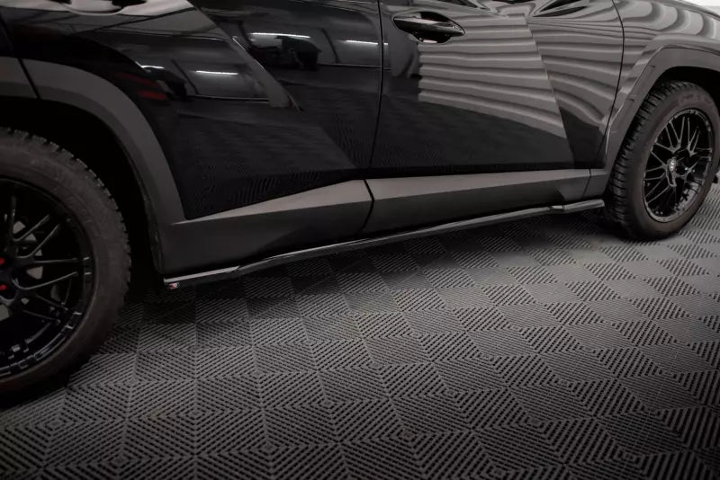 Maxton Design Seitenschweller (Paar) für Hyundai Tucson Mk4 Hochglanz schwarz – Ansicht 2