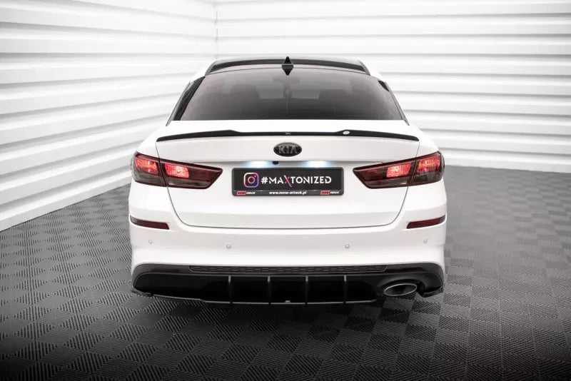 Maxton Design Diffusor Flaps V.2 für Kia Optima Mk4 Facelift Hochglanz schwarz – Ansicht 3