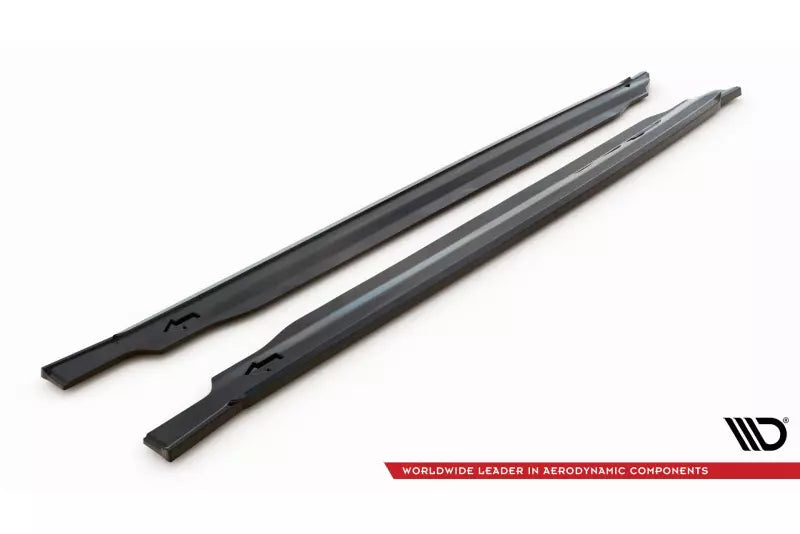 Maxton Design Seitenschweller (Paar) für Kia Optima Mk4 Facelift Hochglanz schwarz – Ansicht 4