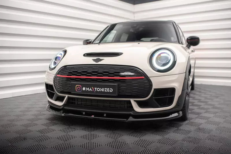 Maxton Design Frontlippe V.1 für Mini Cooper Clubman John Cooper Works F54 Facelift Hochglanz schwarz – Ansicht 1