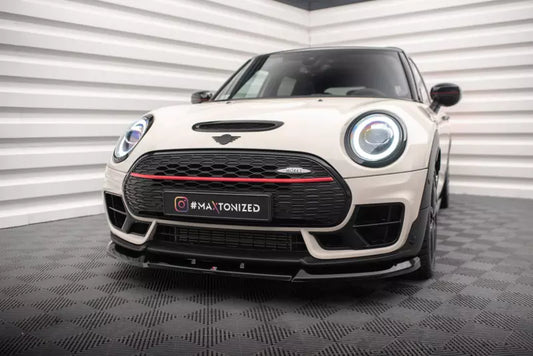 Maxton Design Frontlippe V.1 für Mini Cooper Clubman John Cooper Works F54 Facelift Hochglanz schwarz – Ansicht 1