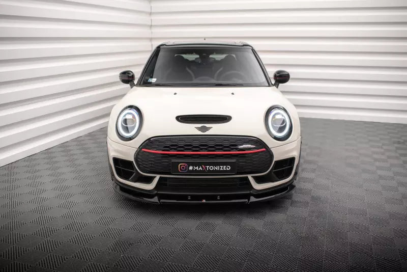 Maxton Design Frontlippe V.1 für Mini Cooper Clubman John Cooper Works F54 Facelift Hochglanz schwarz – Ansicht 2