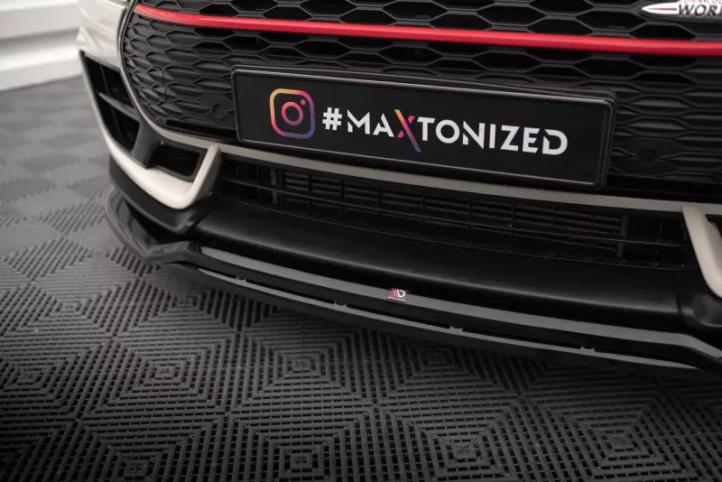 Maxton Design Frontlippe V.2 für Mini Cooper Clubman John Cooper Works F54 Facelift Hochglanz schwarz – Ansicht 3