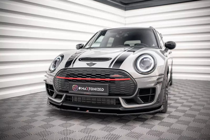 Maxton Design Frontlippe V.2 für Mini Cooper Clubman John Cooper Works F54 Hochglanz schwarz – Ansicht 1