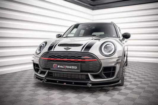 Maxton Design Frontlippe V.3 für Mini Cooper Clubman John Cooper Works F54 Hochglanz schwarz – Ansicht 1