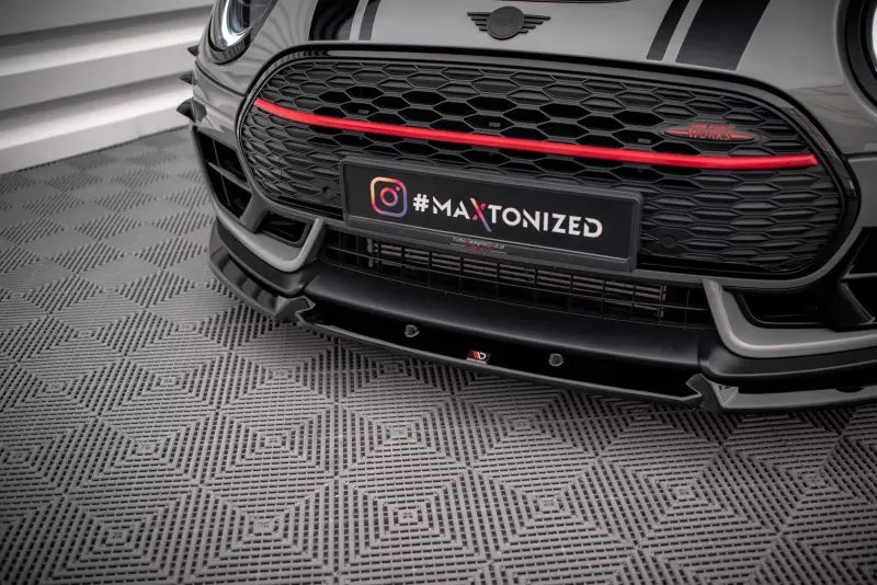Maxton Design Frontlippe V.3 für Mini Cooper Clubman John Cooper Works F54 Hochglanz schwarz – Ansicht 3