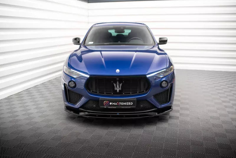 Maxton Design Frontlippe für Maserati Levante GTS Mk1 Hochglanz schwarz – Ansicht 2