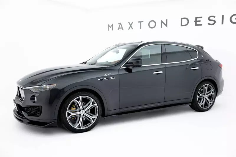 Maxton Design Seitenschweller (Paar) für Maserati Levante Mk1 Hochglanz schwarz – Ansicht 2