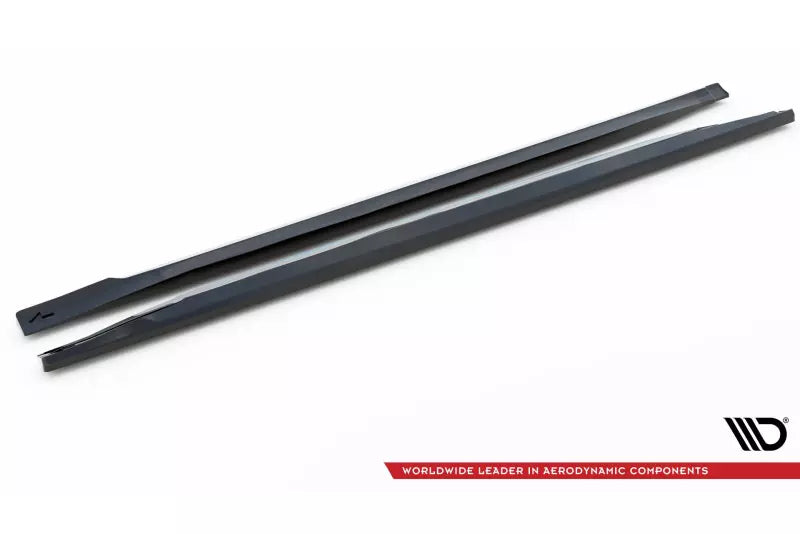 Maxton Design Seitenschweller (Paar) für Maserati Levante Mk1 Hochglanz schwarz – Ansicht 4
