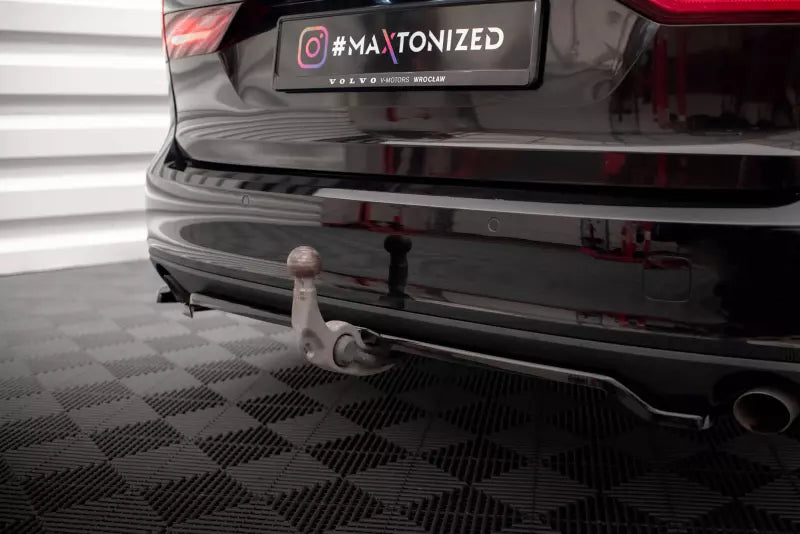 Maxton Design Heckdiffusor DTM Look V.2 für Volvo V90 Mk2 Hochglanz schwarz – Ansicht 1