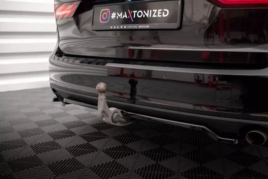 Maxton Design Heckdiffusor DTM Look V.2 für Volvo V90 Mk2 Hochglanz schwarz – Ansicht 1