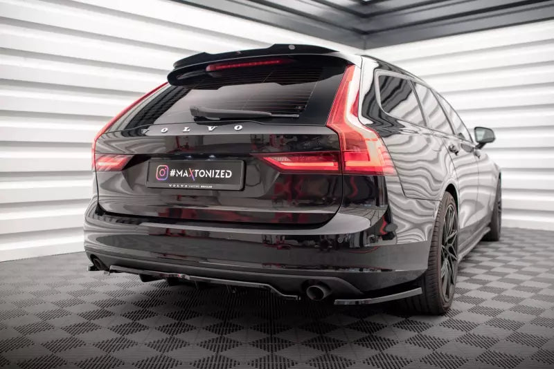 Maxton Design Heckdiffusor DTM Look V.2 für Volvo V90 Mk2 Hochglanz schwarz – Ansicht 3