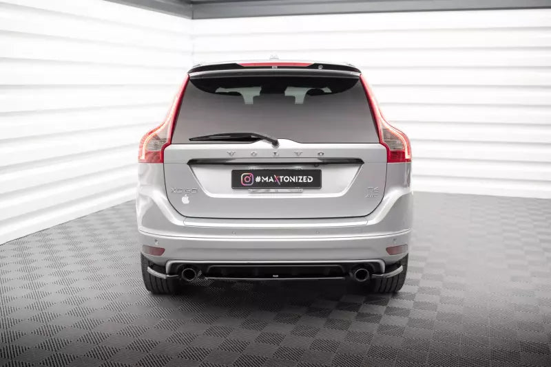 Maxton Design Heckdiffusor für Volvo XC60 R-Design Mk1 Facelift 2013-2017 Hochglanz schwarz – Ansicht 1
