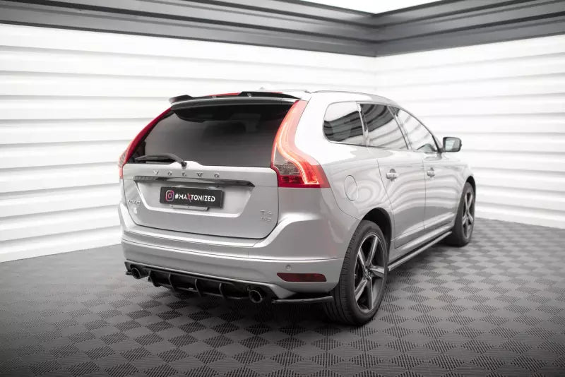 Maxton Design Diffusor Flaps für Volvo XC60 R-Design Mk1 Facelift 2013-2017 Hochglanz schwarz – Ansicht 2