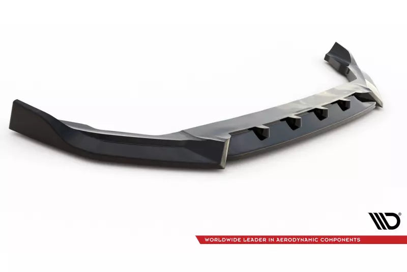 Maxton Design Frontlippe V.2 für Volvo XC90 R-Design Mk2 Facelift Hochglanz schwarz – Ansicht 4