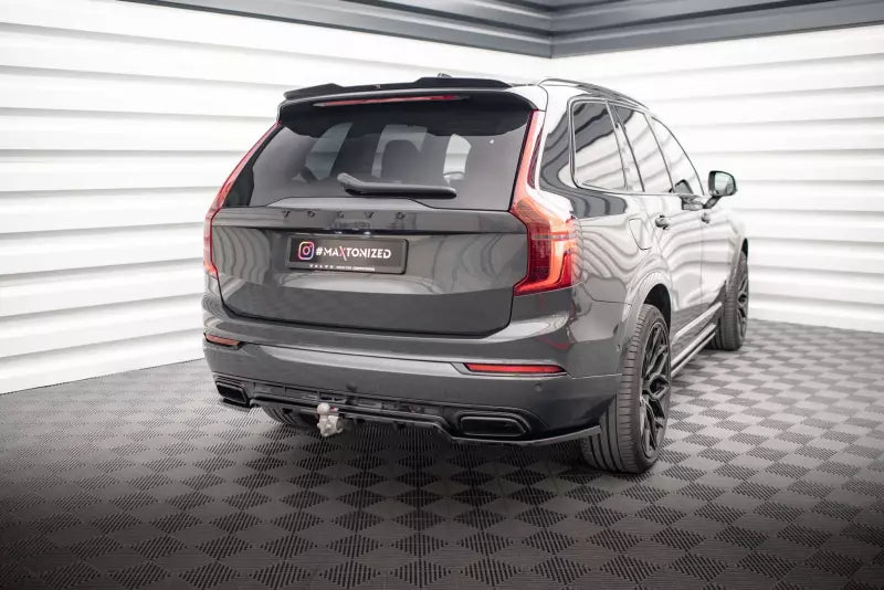 Maxton Design Heckdiffusor DTM Look für Volvo XC90 R-Design Mk2 Facelift Hochglanz schwarz – Ansicht 1
