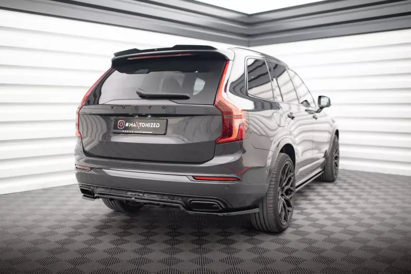 Maxton Design Heckdiffusor DTM Look für Volvo XC90 R-Design Mk2 Facelift Hochglanz schwarz – Ansicht 3