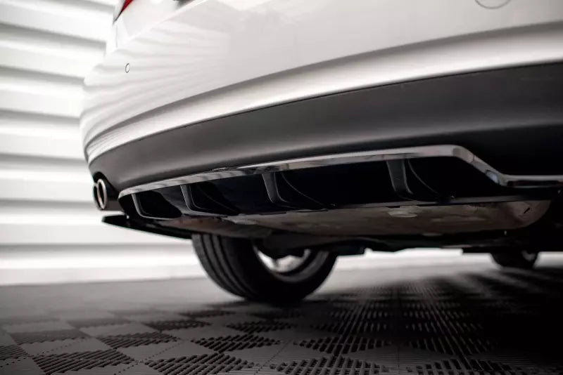 Maxton Design Heckdiffusor DTM Look für Audi A5 Coupe B8 8T Facelift Hochglanz schwarz – Ansicht 3