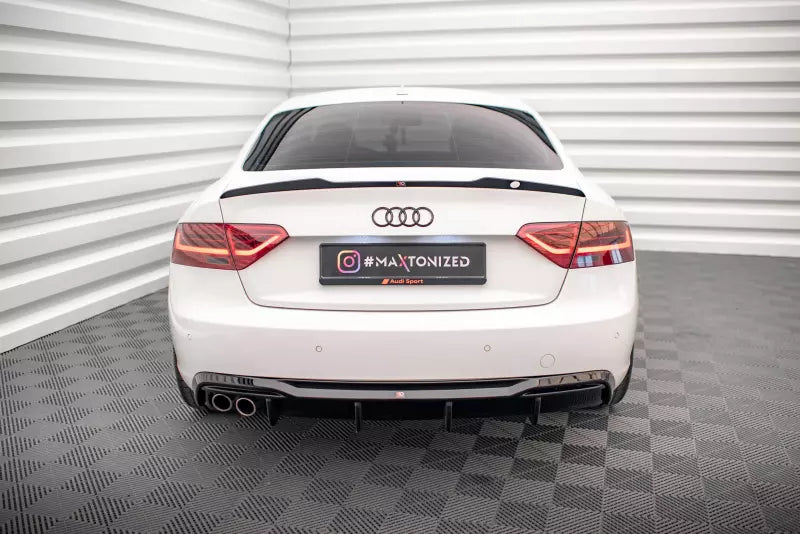 Maxton Design Heckdiffusor V.1 für Audi A5 Coupe B8 8T Standard Facelift Hochglanz schwarz – Ansicht 1