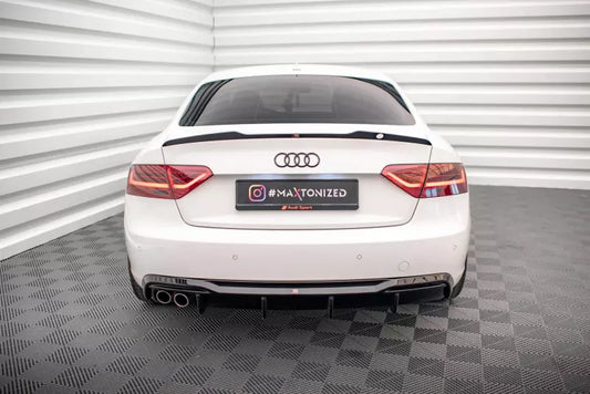 Maxton Design Heckdiffusor V.1 für Audi A5 Coupe B8 8T Standard Facelift Hochglanz schwarz – Ansicht 1