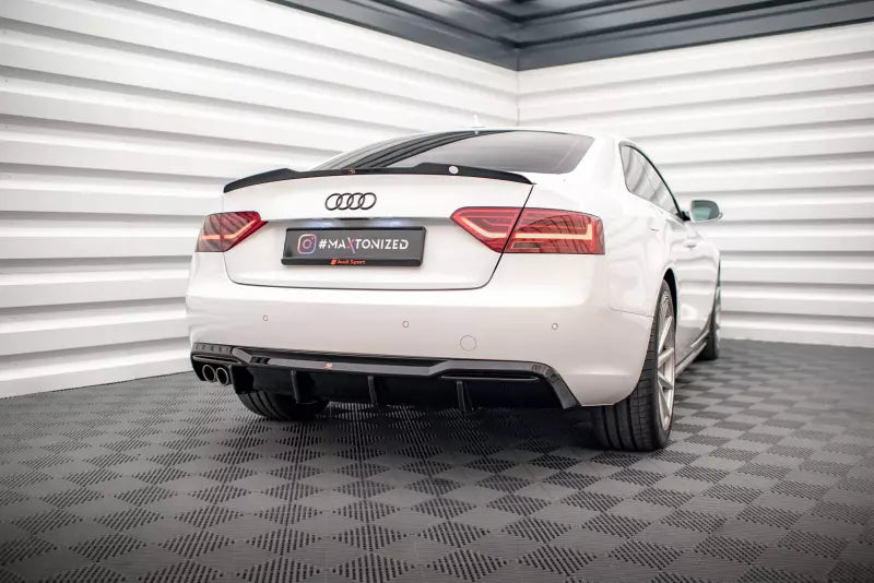 Maxton Design Heckdiffusor V.1 für Audi A5 Coupe B8 8T Standard Facelift Hochglanz schwarz – Ansicht 3