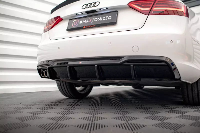 Maxton Design Heckdiffusor V.1 für Audi A5 Coupe B8 8T Standard Facelift Hochglanz schwarz – Ansicht 4