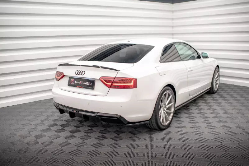 Maxton Design Diffusor Flaps für Audi A5 Coupe B8 8T Facelift Hochglanz schwarz – Ansicht 2