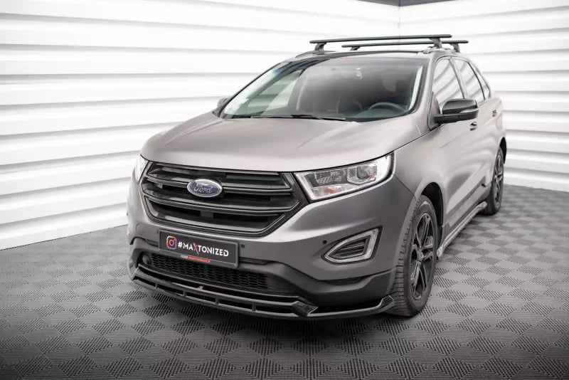 Maxton Design Frontlippe für Ford Edge Mk2 Hochglanz schwarz – Ansicht 1