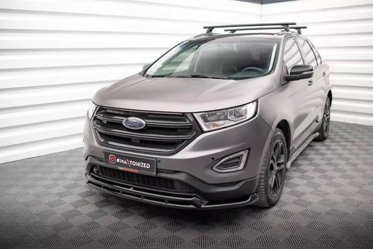 Maxton Design Frontlippe für Ford Edge Mk2 Hochglanz schwarz – Ansicht 1