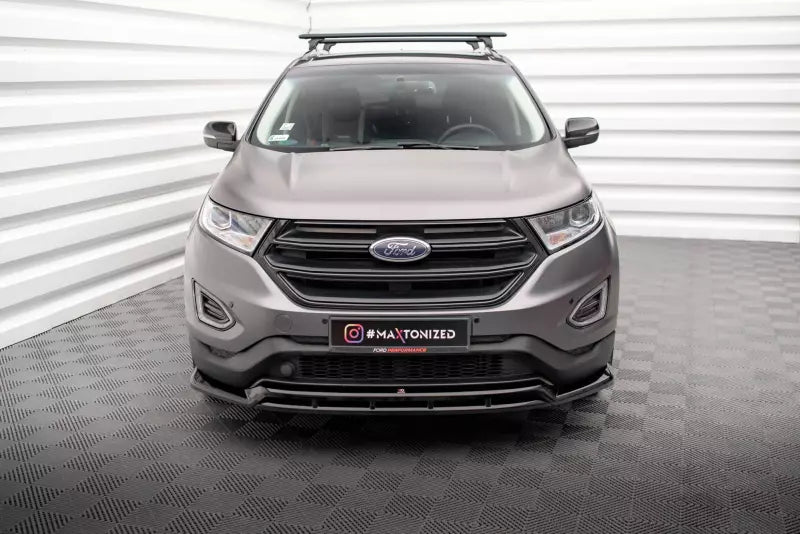 Maxton Design Frontlippe für Ford Edge Mk2 Hochglanz schwarz – Ansicht 2