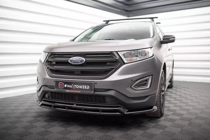 Maxton Design Frontlippe für Ford Edge Mk2 Hochglanz schwarz – Ansicht 3