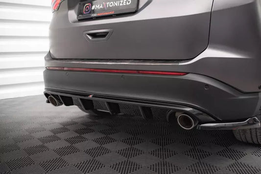 Maxton Design Heckdiffusor für Ford Edge Mk2 Hochglanz schwarz – Ansicht 1