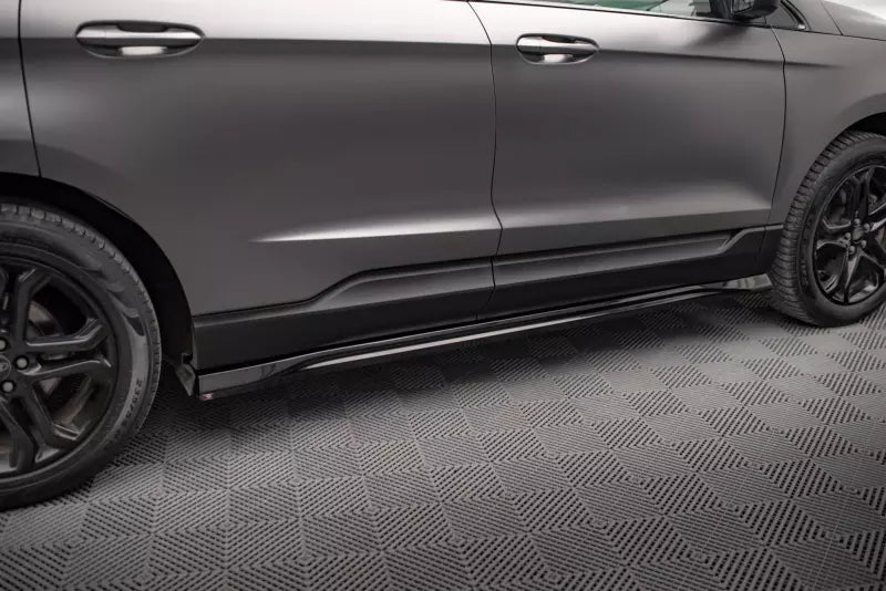 Maxton Design Seitenschweller (Paar) für Ford Edge Mk2 Hochglanz schwarz – Ansicht 2