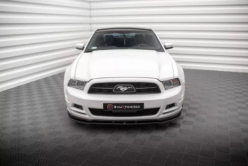 Maxton Design Frontlippe für Ford Mustang Mk5 Facelift Hochglanz schwarz – Ansicht 2